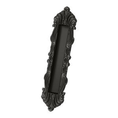 DELTANA 10 Height Ornate Victorian Sliding Door Flush Pull Oil Rubbed Bronze FPV10225U10B